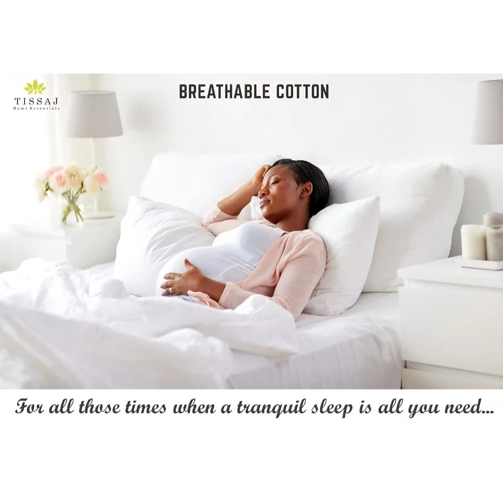 Tissaj Organic Cotton Sheets Twin Size, Smoke Gray Set Of 3